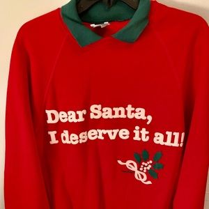 Vintage 1980s New Christmas Sweatshirt